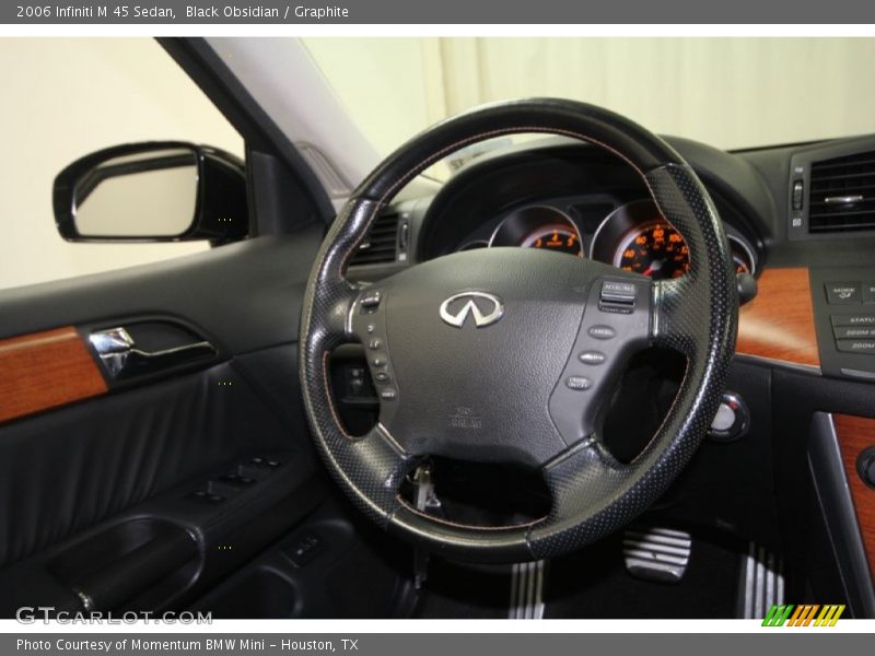 Black Obsidian / Graphite 2006 Infiniti M 45 Sedan