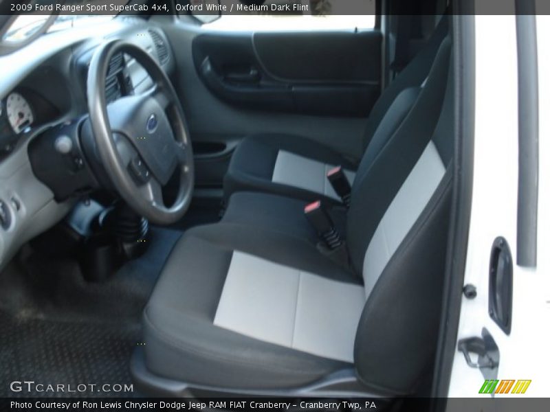 Oxford White / Medium Dark Flint 2009 Ford Ranger Sport SuperCab 4x4
