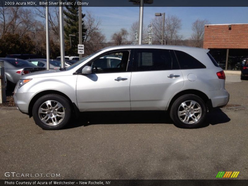 Billet Silver Metallic / Ebony 2009 Acura MDX