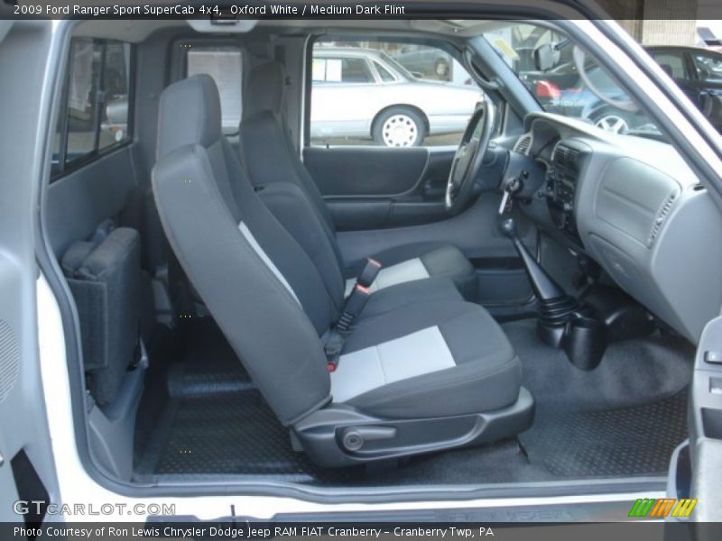 Oxford White / Medium Dark Flint 2009 Ford Ranger Sport SuperCab 4x4