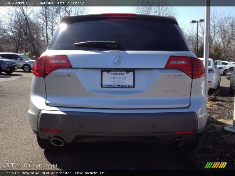 Billet Silver Metallic / Ebony 2009 Acura MDX