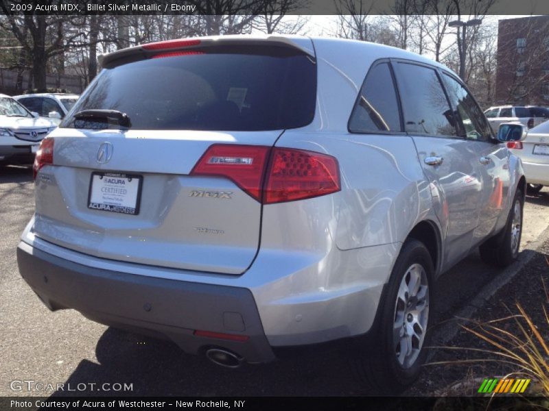 Billet Silver Metallic / Ebony 2009 Acura MDX