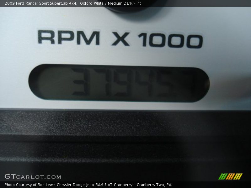 Oxford White / Medium Dark Flint 2009 Ford Ranger Sport SuperCab 4x4