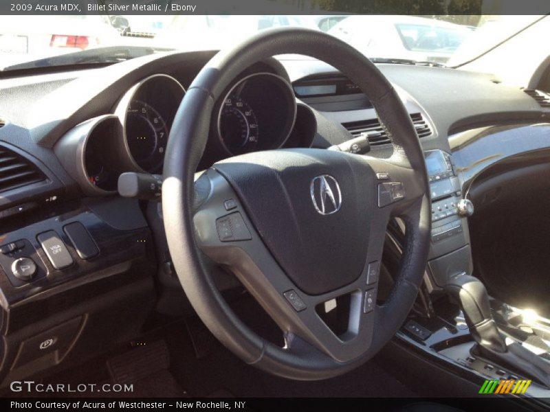 Billet Silver Metallic / Ebony 2009 Acura MDX