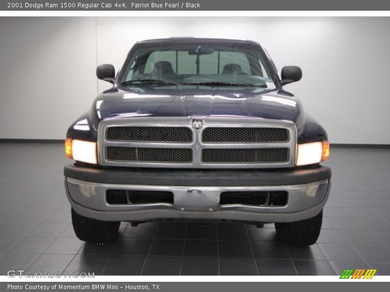 Patriot Blue Pearl / Black 2001 Dodge Ram 1500 Regular Cab 4x4