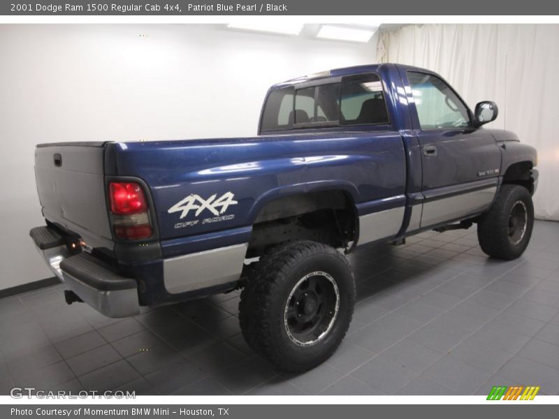 Patriot Blue Pearl / Black 2001 Dodge Ram 1500 Regular Cab 4x4