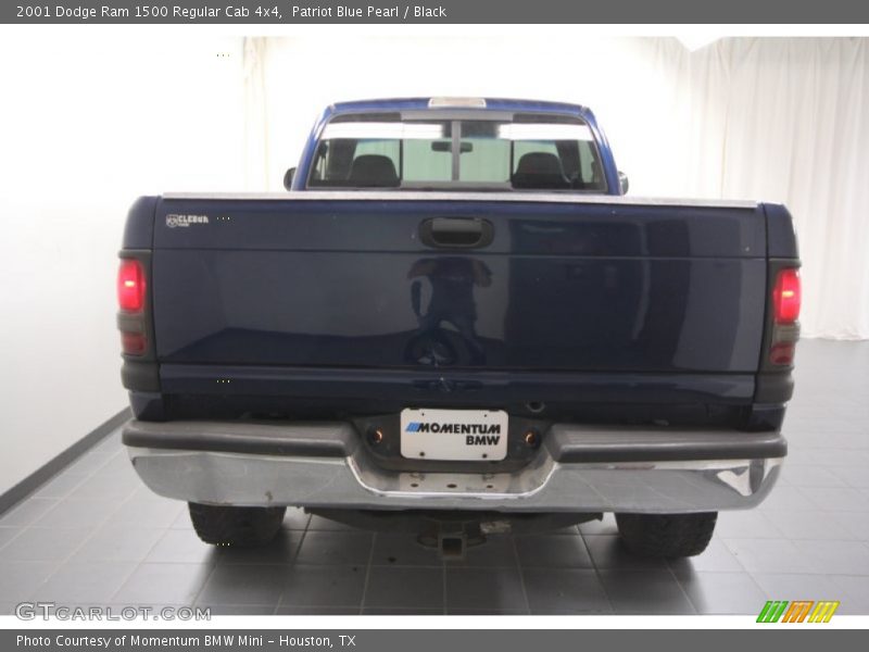 Patriot Blue Pearl / Black 2001 Dodge Ram 1500 Regular Cab 4x4