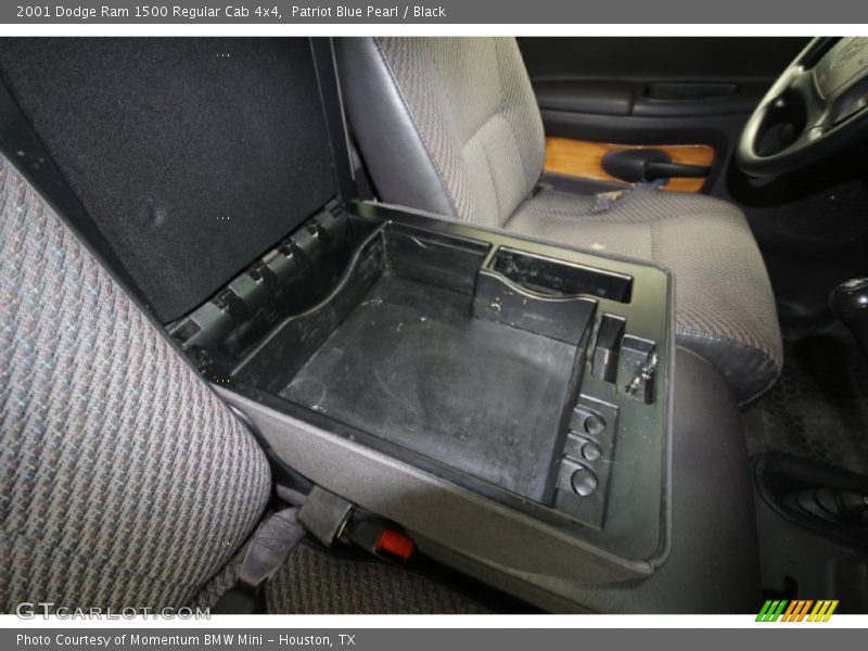 Patriot Blue Pearl / Black 2001 Dodge Ram 1500 Regular Cab 4x4