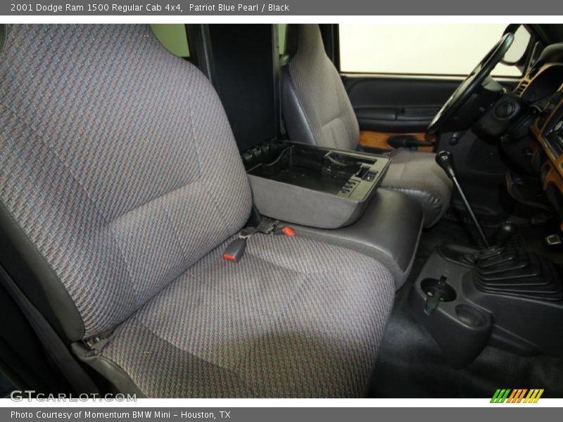 Patriot Blue Pearl / Black 2001 Dodge Ram 1500 Regular Cab 4x4