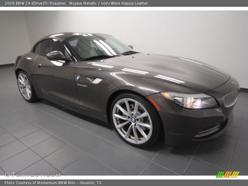 Mojave Metallic / Ivory White Nappa Leather 2009 BMW Z4 sDrive35i Roadster