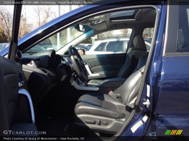 Royal Blue Pearl / Ebony 2009 Acura RDX SH-AWD Technology
