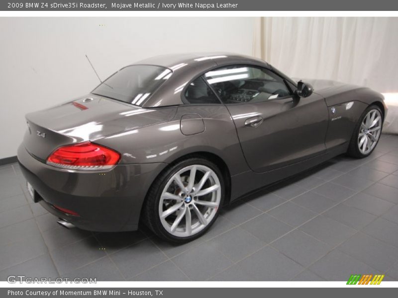 Mojave Metallic / Ivory White Nappa Leather 2009 BMW Z4 sDrive35i Roadster