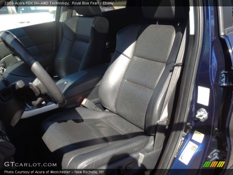 Royal Blue Pearl / Ebony 2009 Acura RDX SH-AWD Technology