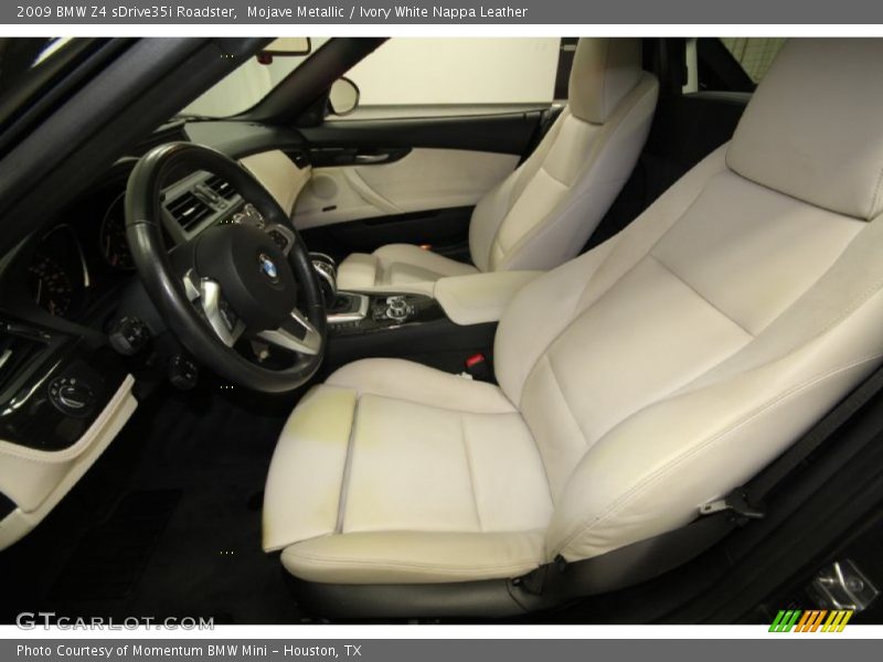 Mojave Metallic / Ivory White Nappa Leather 2009 BMW Z4 sDrive35i Roadster