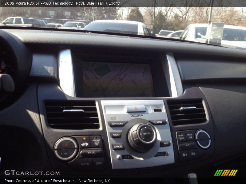 Royal Blue Pearl / Ebony 2009 Acura RDX SH-AWD Technology
