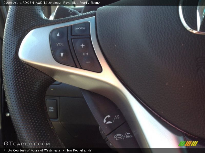 Royal Blue Pearl / Ebony 2009 Acura RDX SH-AWD Technology