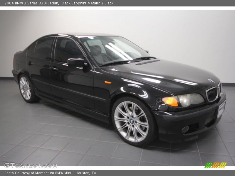 Black Sapphire Metallic / Black 2004 BMW 3 Series 330i Sedan