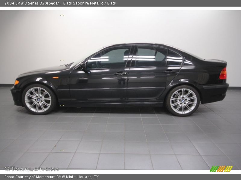 Black Sapphire Metallic / Black 2004 BMW 3 Series 330i Sedan