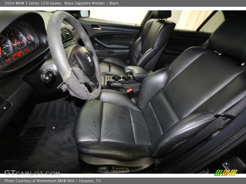 Black Sapphire Metallic / Black 2004 BMW 3 Series 330i Sedan