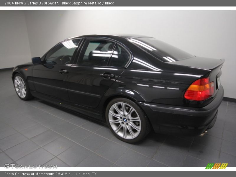 Black Sapphire Metallic / Black 2004 BMW 3 Series 330i Sedan