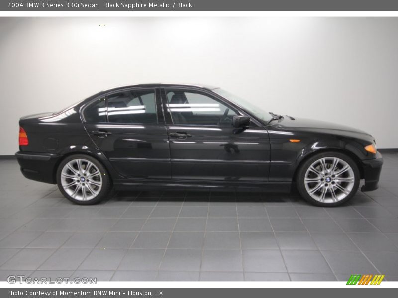 Black Sapphire Metallic / Black 2004 BMW 3 Series 330i Sedan