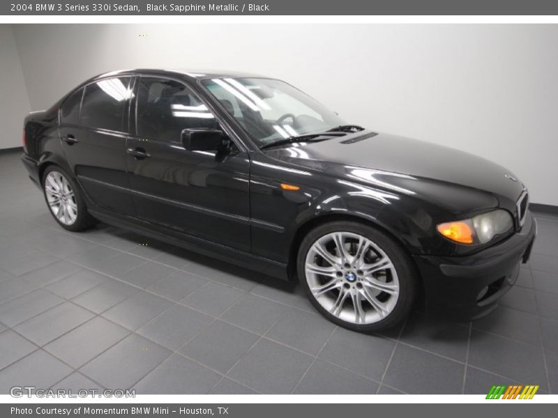 Black Sapphire Metallic / Black 2004 BMW 3 Series 330i Sedan