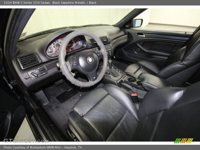 Black Sapphire Metallic / Black 2004 BMW 3 Series 330i Sedan