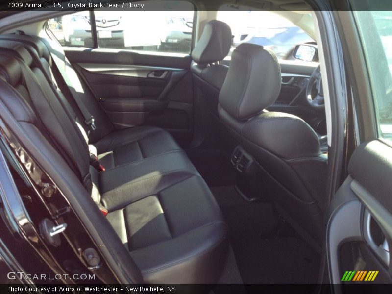 Crystal Black Pearl / Ebony 2009 Acura TL 3.5