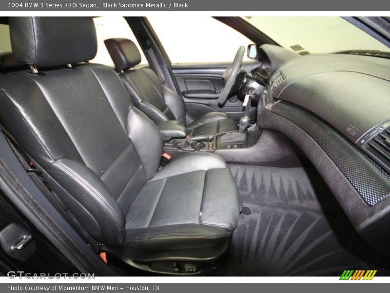Black Sapphire Metallic / Black 2004 BMW 3 Series 330i Sedan