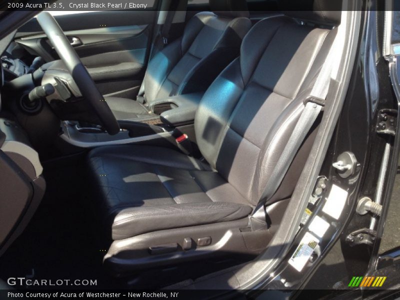 Crystal Black Pearl / Ebony 2009 Acura TL 3.5