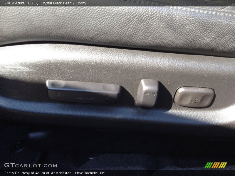 Crystal Black Pearl / Ebony 2009 Acura TL 3.5
