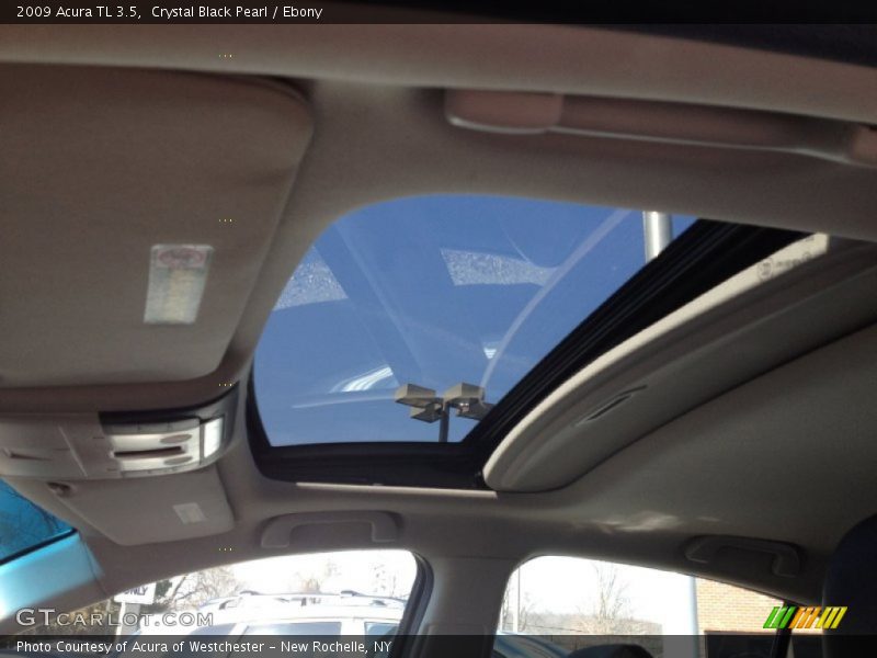 Crystal Black Pearl / Ebony 2009 Acura TL 3.5