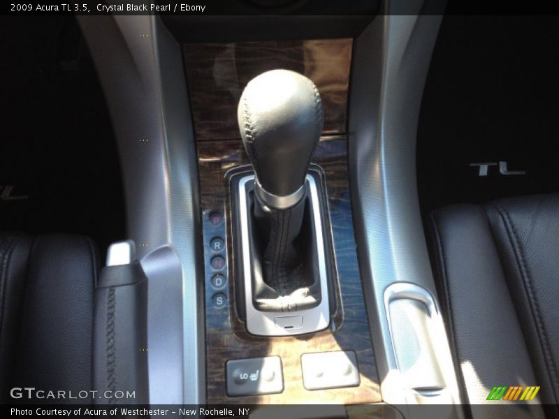 Crystal Black Pearl / Ebony 2009 Acura TL 3.5