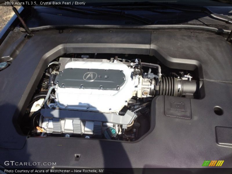 Crystal Black Pearl / Ebony 2009 Acura TL 3.5