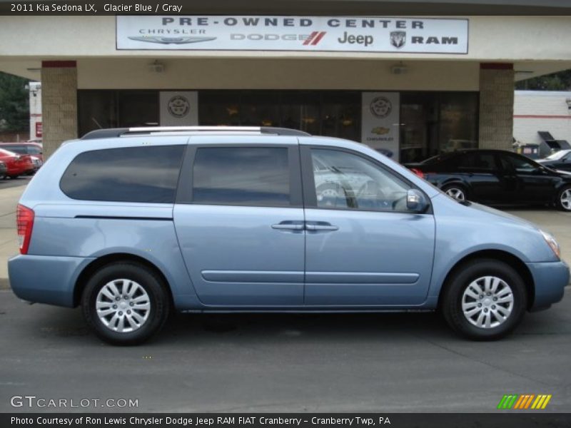 Glacier Blue / Gray 2011 Kia Sedona LX