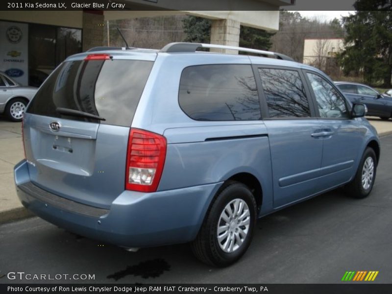 Glacier Blue / Gray 2011 Kia Sedona LX
