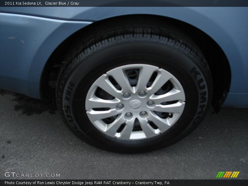 Glacier Blue / Gray 2011 Kia Sedona LX