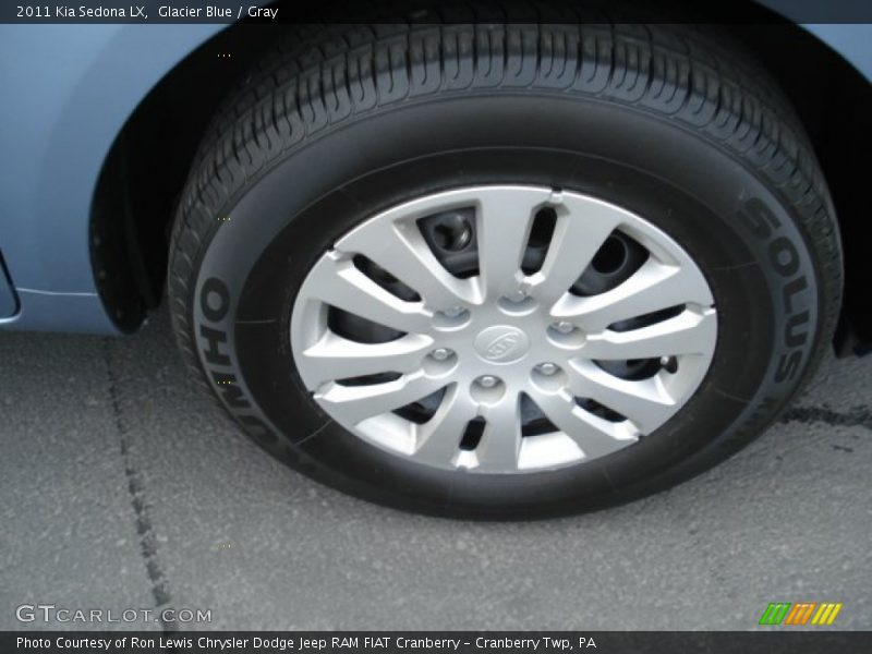 Glacier Blue / Gray 2011 Kia Sedona LX