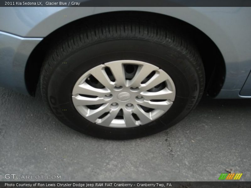 Glacier Blue / Gray 2011 Kia Sedona LX