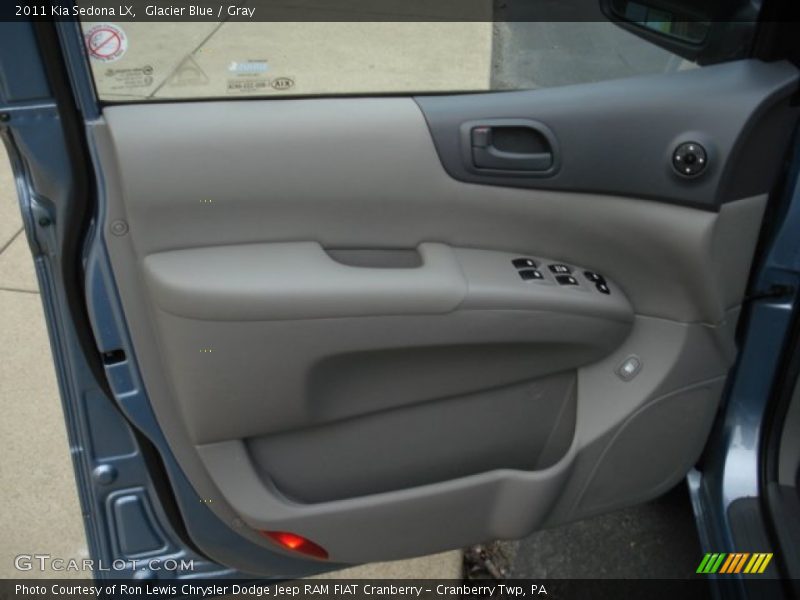 Glacier Blue / Gray 2011 Kia Sedona LX