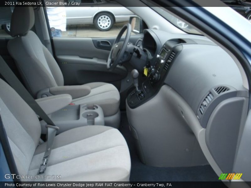 Glacier Blue / Gray 2011 Kia Sedona LX