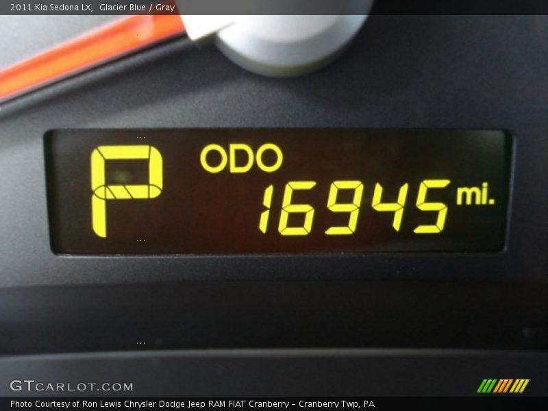 Glacier Blue / Gray 2011 Kia Sedona LX