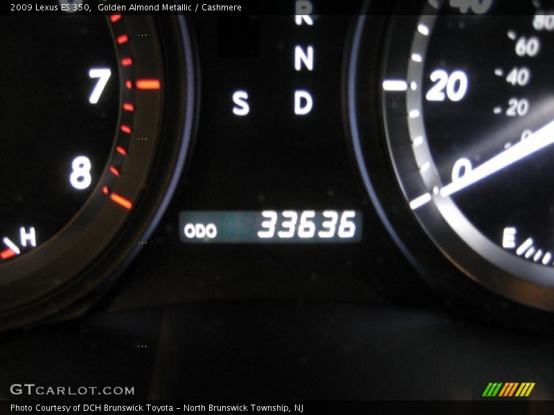 Golden Almond Metallic / Cashmere 2009 Lexus ES 350