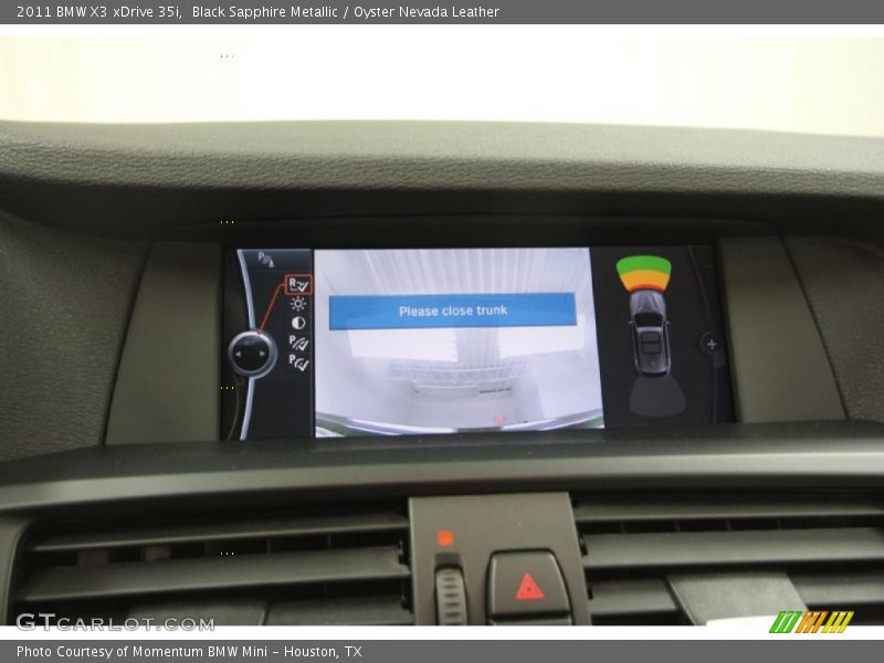 Black Sapphire Metallic / Oyster Nevada Leather 2011 BMW X3 xDrive 35i