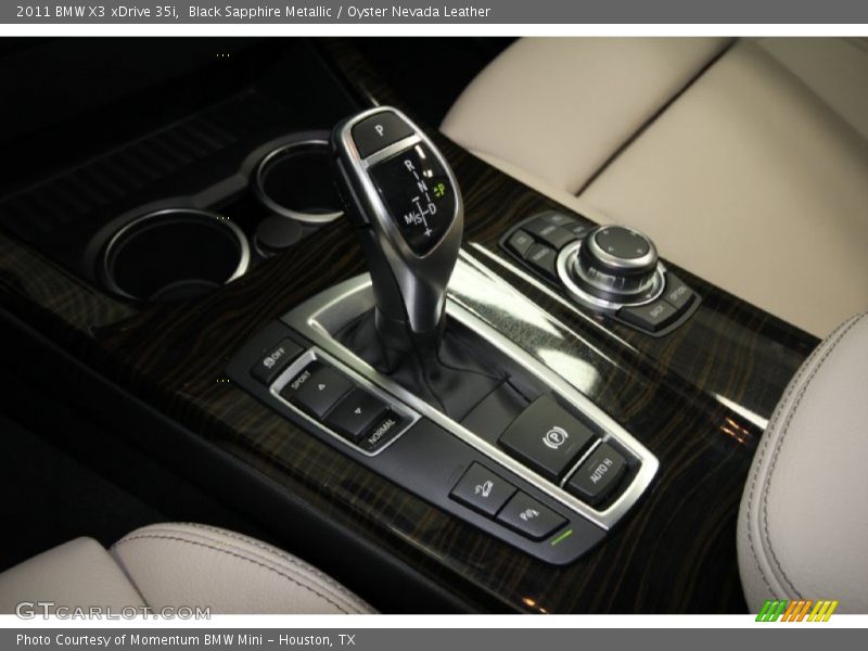 Black Sapphire Metallic / Oyster Nevada Leather 2011 BMW X3 xDrive 35i