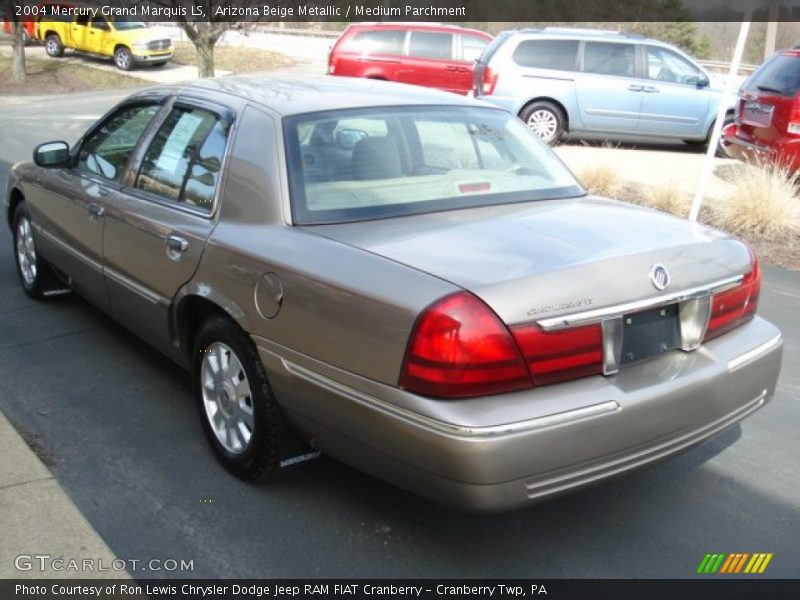 Arizona Beige Metallic / Medium Parchment 2004 Mercury Grand Marquis LS