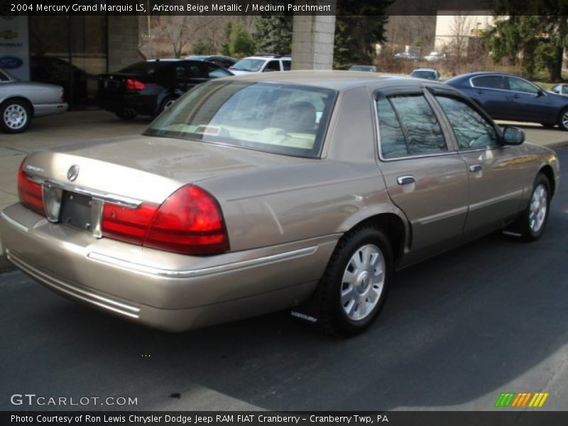 Arizona Beige Metallic / Medium Parchment 2004 Mercury Grand Marquis LS