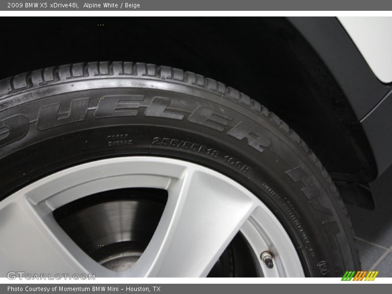 Alpine White / Beige 2009 BMW X5 xDrive48i