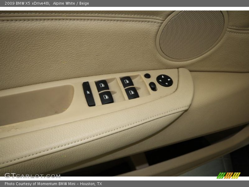 Alpine White / Beige 2009 BMW X5 xDrive48i