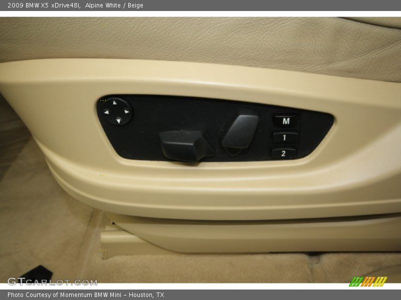 Alpine White / Beige 2009 BMW X5 xDrive48i